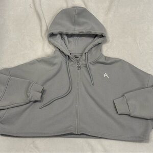 Oner Active Cropped Zip Up Hoodie